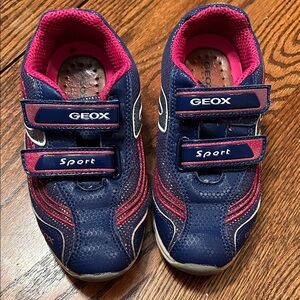 Geox Kids' Blue and Pink Sneakers
